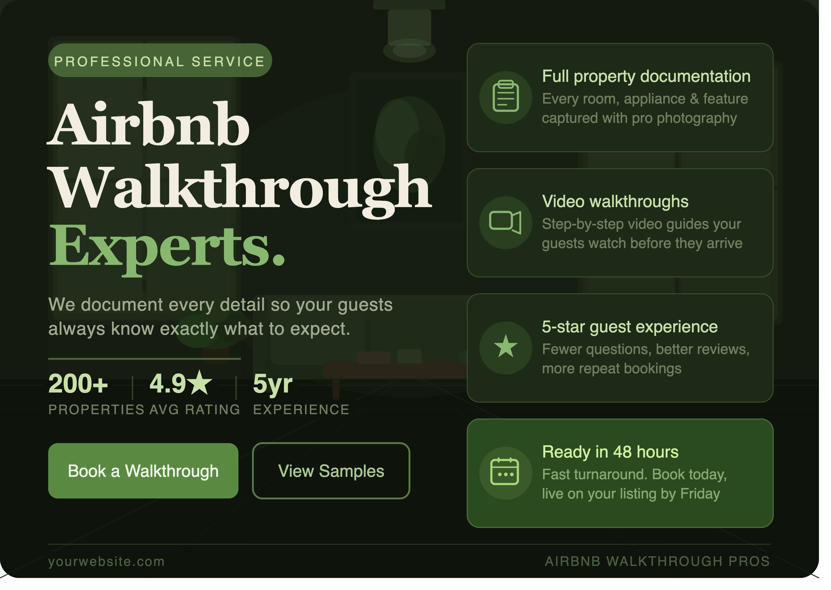 Air bnb Walkthrough Website